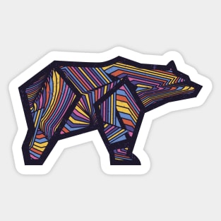 Rainbow Bear Sticker